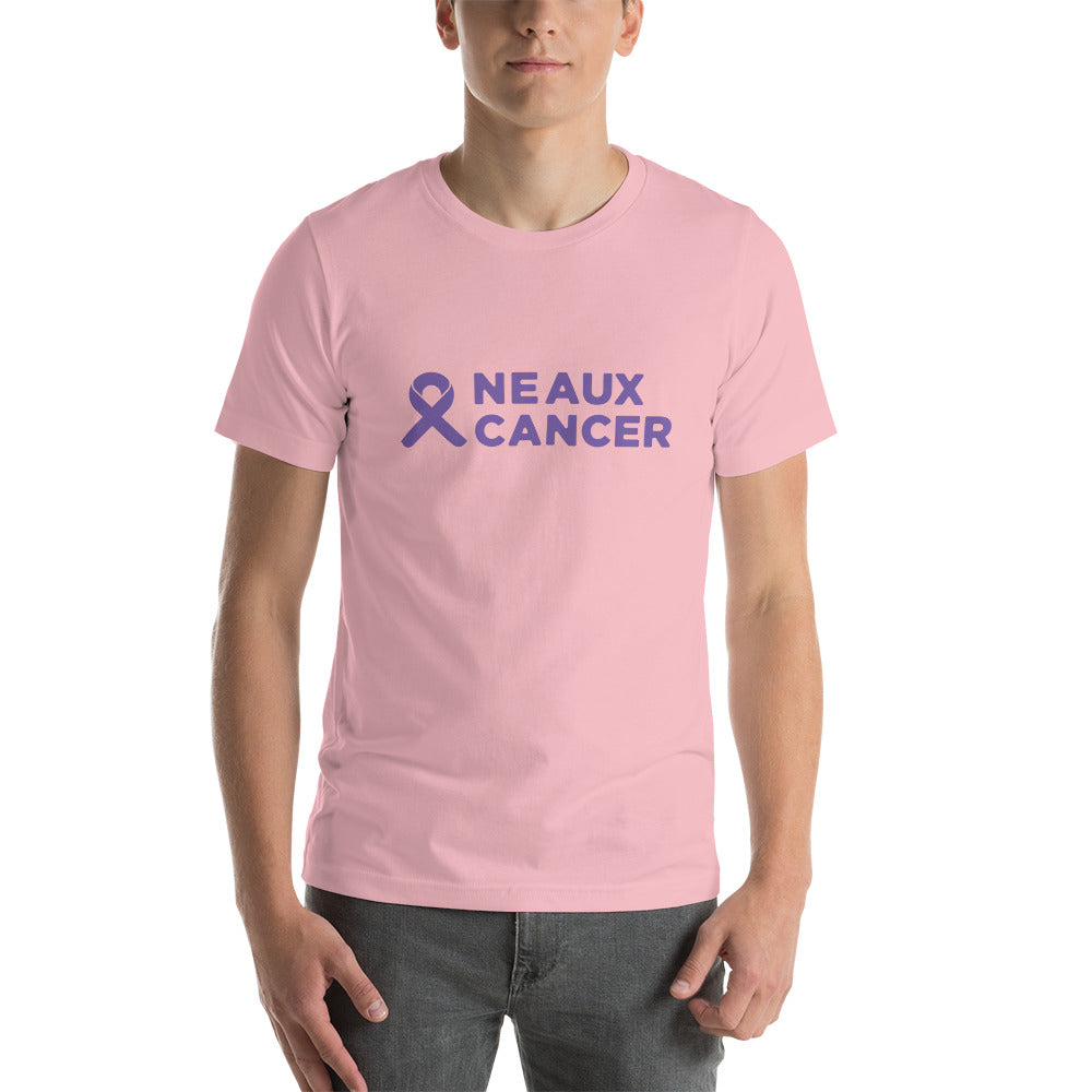 NeauxCancer Short-Sleeve Unisex T-Shirt | White