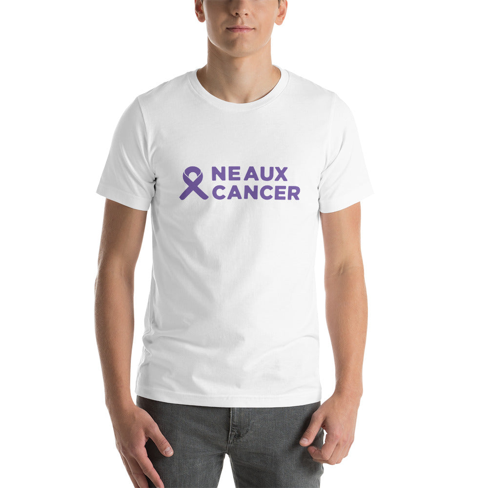 NeauxCancer Short-Sleeve Unisex T-Shirt | White