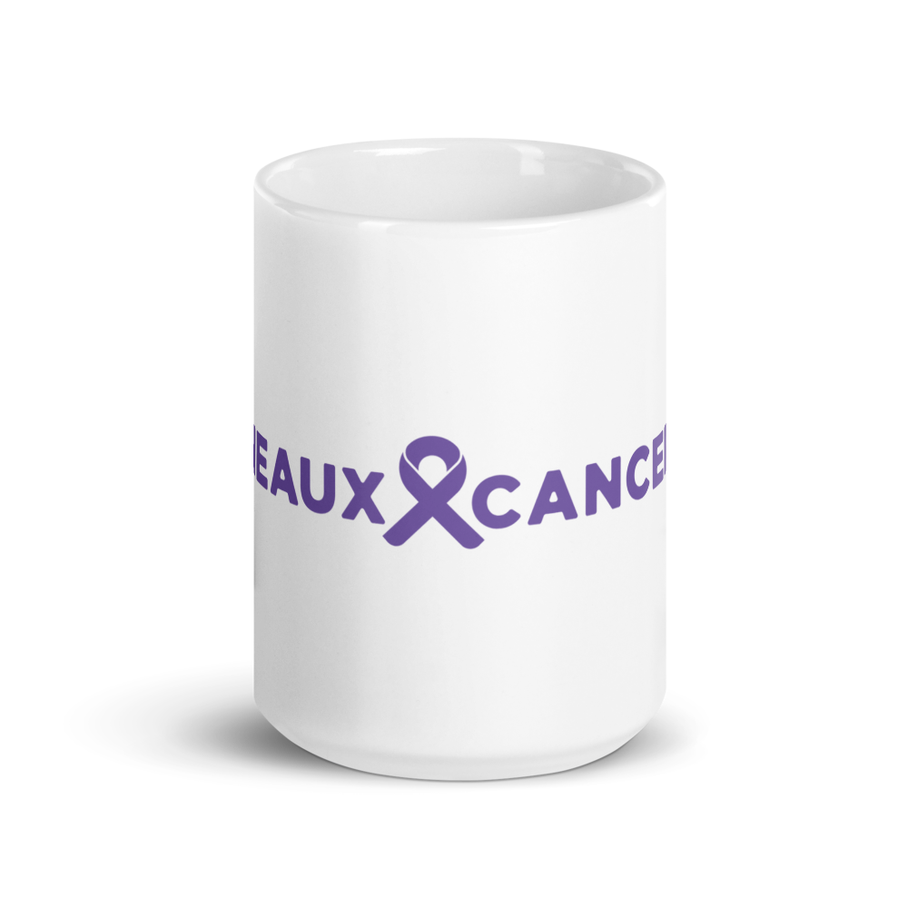 NeauxCancer | White glossy mug