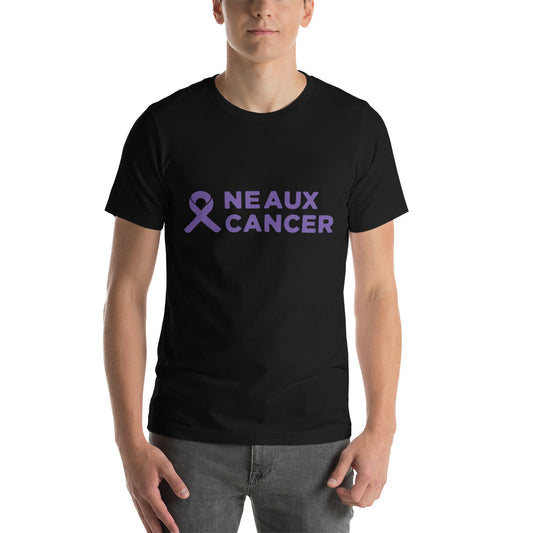 NeauxCancer Short-Sleeve Unisex T-Shirt | Black