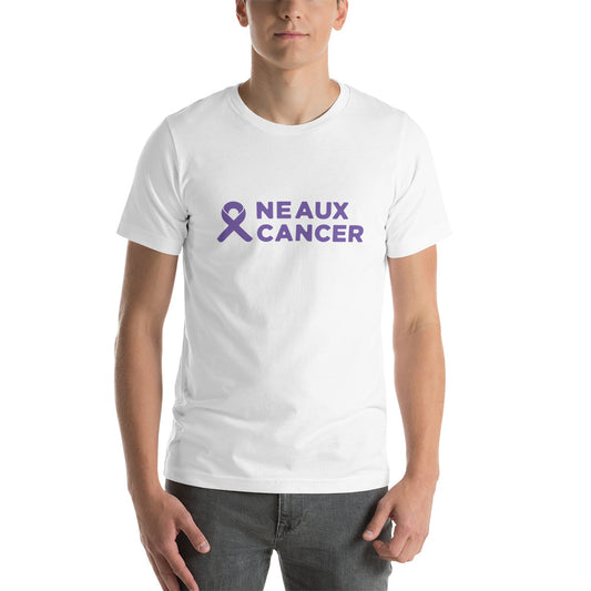 NeauxCancer Short-Sleeve Unisex T-Shirt | White
